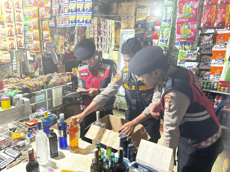 DITSAMAPTA POLDA KEPRI RINGKUS 16 PENJUAL MIRAS ILEGAL DI KOTA BATAM