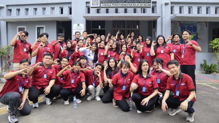 Mahasiswa Hukum UIB Lakukan Observasi ke Lapas Batam, Pelajari Sistem Pemasyarakatan Secara Langsung