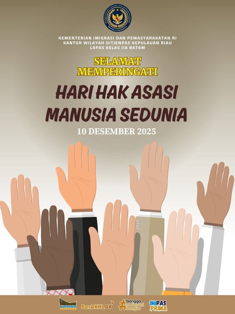 Lapas Batam Peringati Hari HAM Sedunia 2025, Tekankan Komitmen Pemenuhan Hak Warga Binaan