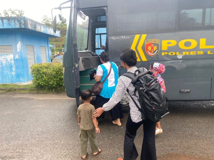 Polres Lingga Hadir untuk Masyarakat, Fasilitasi Pengawalan dan Antar Jemput Pimpinan serta Jamaat Gereja dari Pulau-Pulau