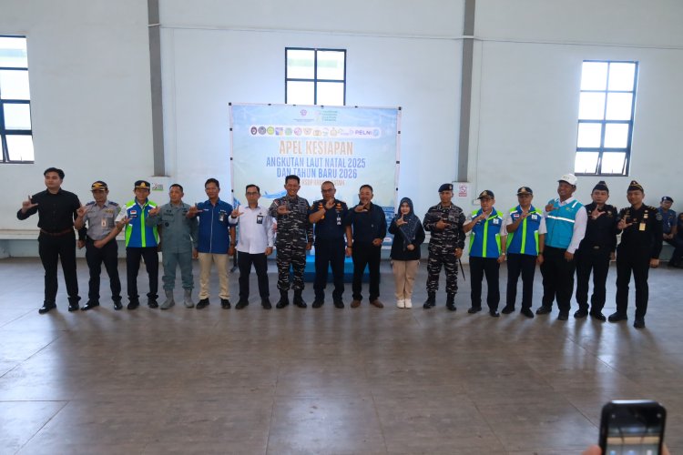 Upayakan Kelancaran dan Keselamatan Penumpang, Dankodaeral IV Hadiri Apel Kesiapan Angkutan Laut Natal 2025 dan Tahun Baru 2026