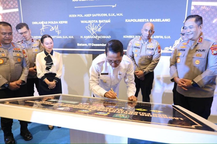 Polresta Barelang Luncurkan Kurikulum Pendidikan Lalu Lintas di Sekolah, Wali Kota Batam Tekankan Pendidikan Karakter