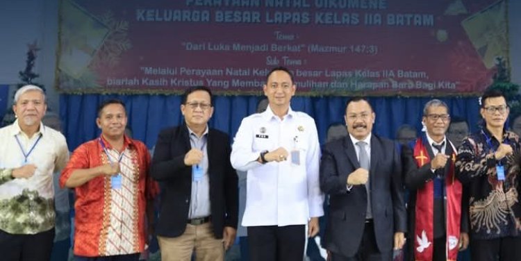 Perayaan Natal Oikumene Lapas Batam: Dari Luka Menjadi Berkat, Kasih Kristus Hadirkan Pemulihan dan Harapan Baru