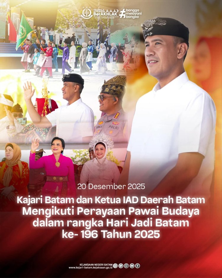 Ribuan Warga Ramaikan Pawai Budaya Hari Jadi Batam ke-196