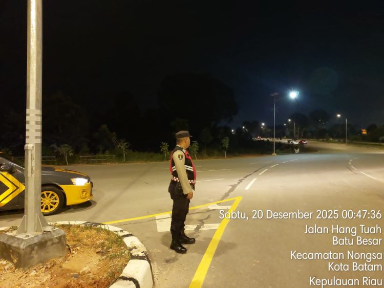 Layanan 110 Bergerak Cepat, Polresta Barelang Amankan Aduan Balap Liar di Bundaran Bandara Hang Nadim