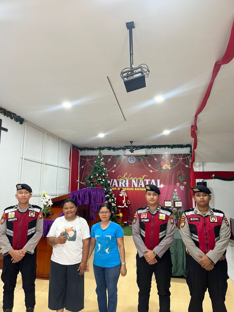 OPERASI LILIN SELIGI 2025: POLDA KEPRI INTENSIFKAN PATROLI GEREJA