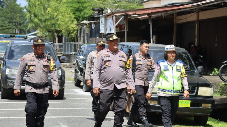 Operasi Lilin Seligi 2025, Polres Lingga Fokuskan Pengamanan Tempat Ibadah Selama Natal 2025