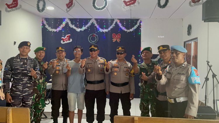 Wakapolres Lingga Cek Pos Yan Ops Lilin Seligi 2025 di Wilayah Senayang dan Daik Lingga