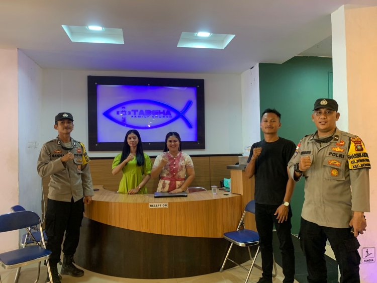 Polsek Bengkong Gelar Minggu Kasih Kamtibmas di Gereja GBI Tabgha Bengkong Laut