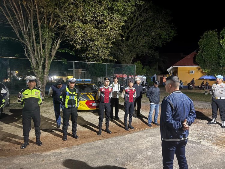Patroli Cipta Kondisi Polres Lingga Intensifkan Pengamanan Malam Hari, Jaga Kamtibmas Tetap Kondusif