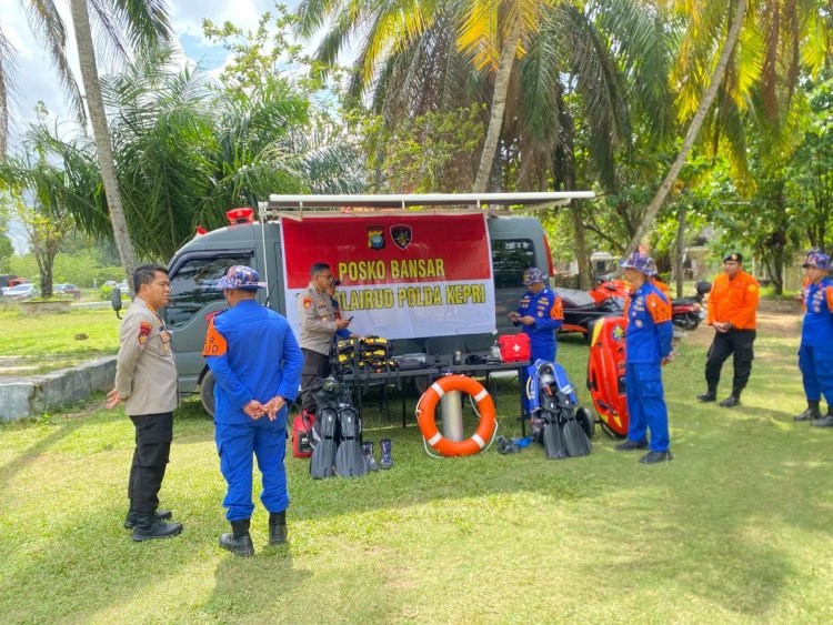 OPERASI LILIN SELIGI 2025: DITPOLAIRUD POLDA KEPRI DIRIKAN POSKO BANSAR UNTUK MASYARAKAT DAN WISATAWAN