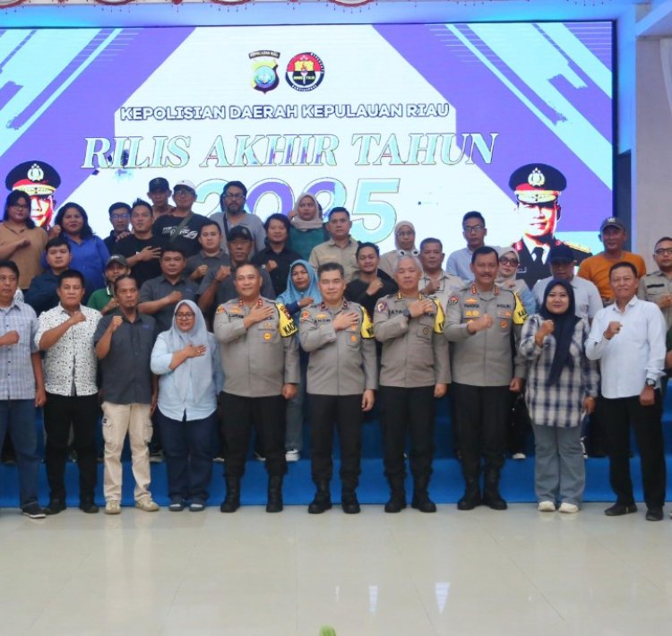 RILIS AKHIR TAHUN 2025 POLDA KEPULAUAN RIAU: Polda Kepri Tutup Tahun dengan Kinerja Gemilang dan Sinergi untuk Negeri