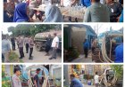 Kapolsek Batu Ampar Kawal Distribusi Air Bersih Warga Tanjung Sengkuang