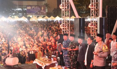 Polresta Barelang Laksanakan Pengamanan Kenduri Akhir Tahun 2025 di Alun-Alun Engku Putri Batam