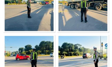 Satlantas Polresta Barelang Hadir di Pagi Hari, Pastikan Arus Lalu Lintas Kota Batam Lancar dan Terkendali