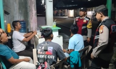 Polsek Moro Laksanakan Patroli Gang Sempit dan Himbauan Kamtibmas