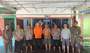 Waspadai Cuaca Ekstrem, Polsek Daik Lingga Bersama Instansi Terkait Himbau Nelayan Tetap Waspada