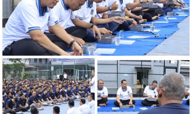 Pererat Silaturahmi, Lapas Batam Gelar Makan Bersama Petugas dan Warga Binaan