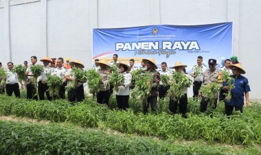Dukung Program Aksi Menteri Imipas 2026, Lapas Batam Sukseskan Panen Raya Serentak Pemasyarakatan