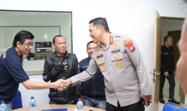 Polresta Barelang Gelar Ngopi Bareng Bersama Komunitas Driver Online Kota Batam Perkuat Sinergi Kamtibmas