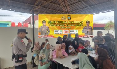 Polsek Bengkong Gelar Jumat Curhat Kamtibmas Bersama Warga Bengkong Laut