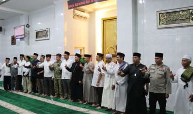 Polres Lingga Amankan Peringatan Isra Mi’raj Nabi Muhammad SAW di Masjid Az Zulfa Dabo Singkep