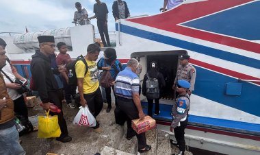 Polsek Daik Lingga Intensifkan KRYD di Pelabuhan Sei Tenam Selama Libur Nasional