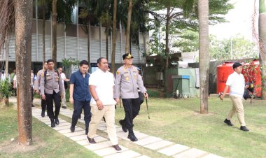 Kapolresta Barelang Hadiri dan Amankan Kunjungan Kerja Kepala BNN RI di Pelabuhan Internasional Harbourbay