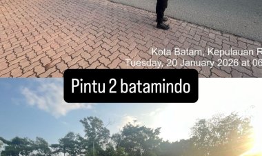 Satsamapta Polresta Barelang Laksanakan Strong Point Pagi Guna Kelancaran Arus Lalu Lintas di Kota Batam