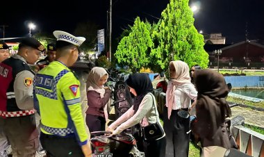 Ciptakan Situasi Aman dan Kondusif, Polres Lingga Intensifkan Patroli KRYD Malam Hari