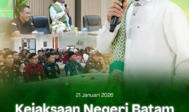 Kejari Batam Gelar Siraman Rohani Peringati Isra’ Mi’raj 2026