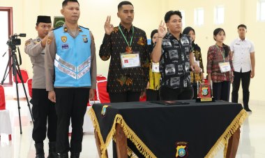 Polda Kepri gelar pengambilan sumpah dan pakta integritas seleksi SIPSS T.A. 2026
