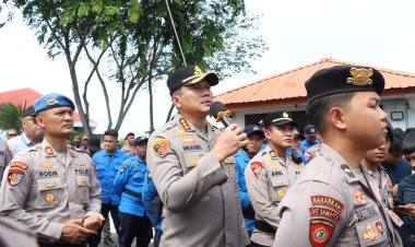 Polresta Barelang Laksanakan Pengamanan Aksi Unjuk Rasa Warga di Kota Batam