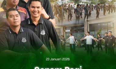 Kejari Batam Gelar Senam Pagi, Perkuat Kebugaran dan Kebersamaan Pegawai