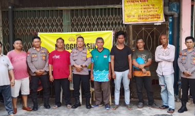 Polsek Batu Ampar Gelar Minggu Kasih Kamtibmas Bersama Warga Nagoya Square Sei Jodoh