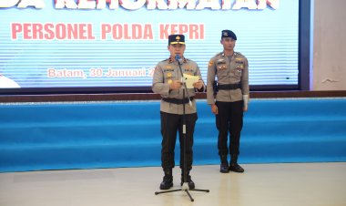 362 PERSONEL POLDA KEPRI TERIMA SATYALANCANA PENGABDIAN TAHUN 2026