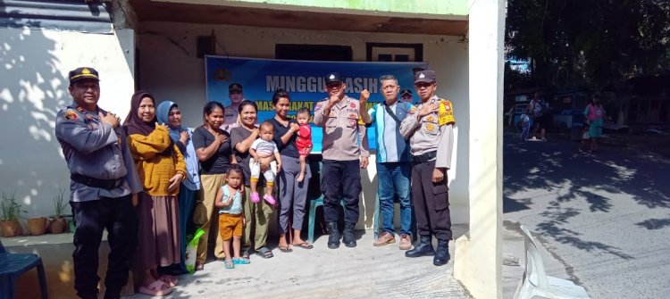 Polsek Batu Ampar Gelar Minggu Kasih Kamtibmas di Kampung Seraya, Ajak Warga Aktifkan Siskamling