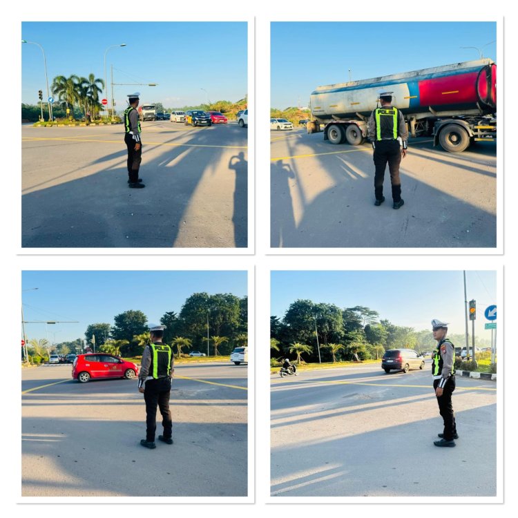 Satlantas Polresta Barelang Hadir di Pagi Hari, Pastikan Arus Lalu Lintas Kota Batam Lancar dan Terkendali