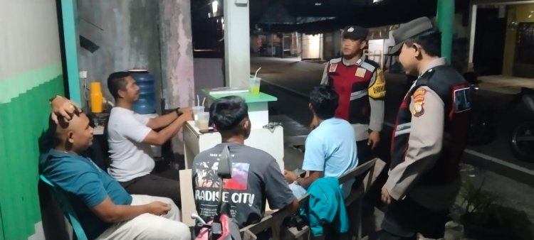Polsek Moro Laksanakan Patroli Gang Sempit dan Himbauan Kamtibmas