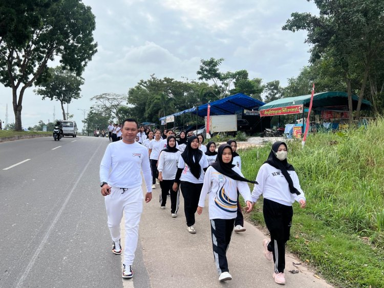 Rutan Batam Gelar Jalan Santai, Jaga Kesehatan dan Perkuat Kebersamaan Petugas