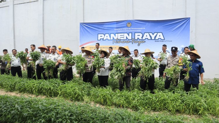 Dukung Program Aksi Menteri Imipas 2026, Lapas Batam Sukseskan Panen Raya Serentak Pemasyarakatan