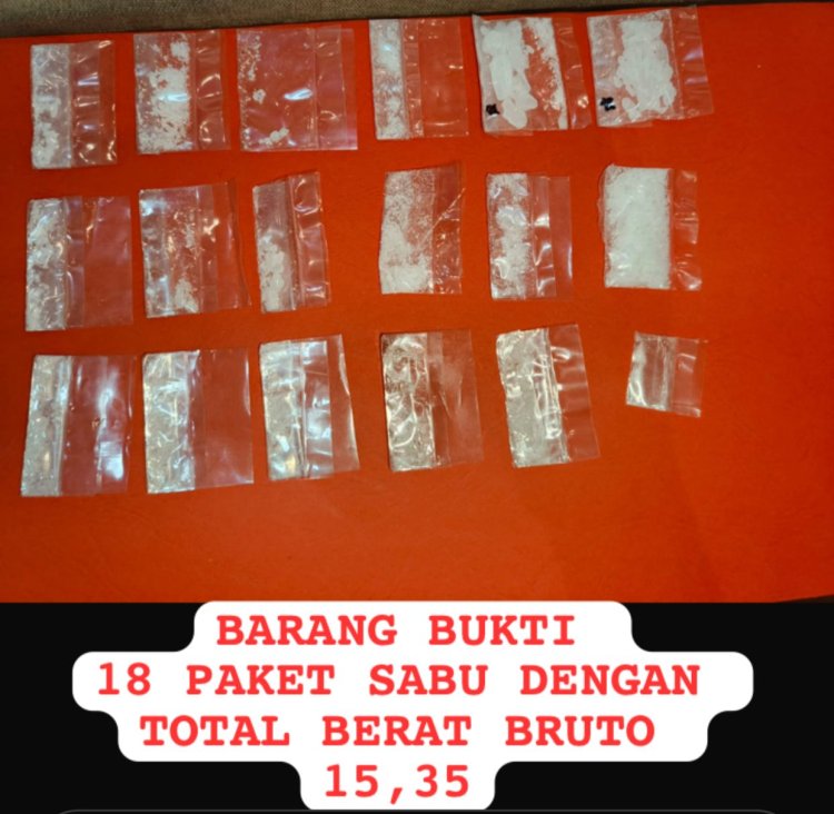 Polsek Lubuk Baja Ungkap Kasus Narkotika, 18 Paket Sabu Disita dari Apartemen di Baloi