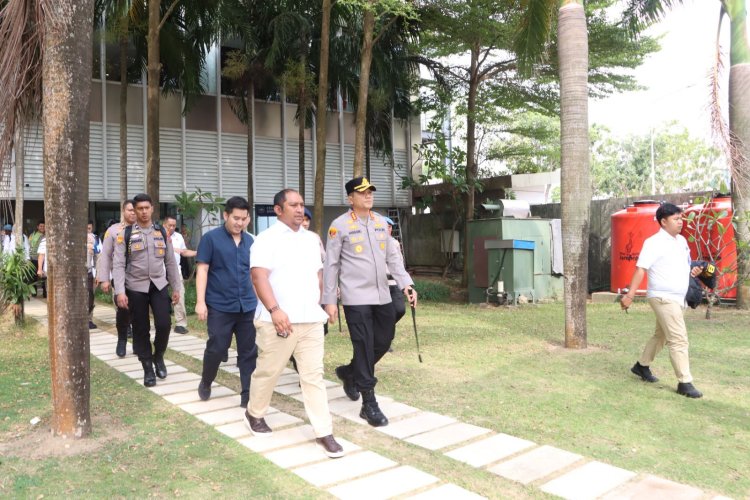 Kapolresta Barelang Hadiri dan Amankan Kunjungan Kerja Kepala BNN RI di Pelabuhan Internasional Harbourbay