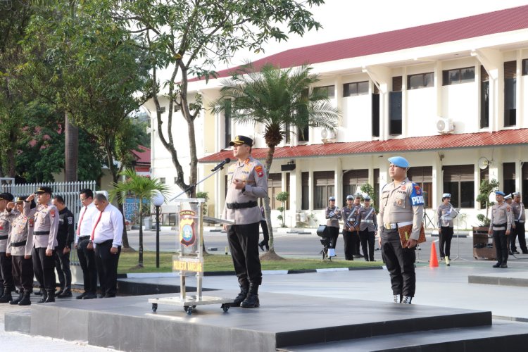 Polresta Barelang Gelar Upacara Bendera Hari Kesadaran Nasional