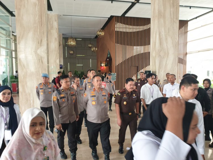 Polsek Lubuk Baja Gelar Apel Pengamanan Rakernas XVII APKASI 2026 di Hotel Aston Batam