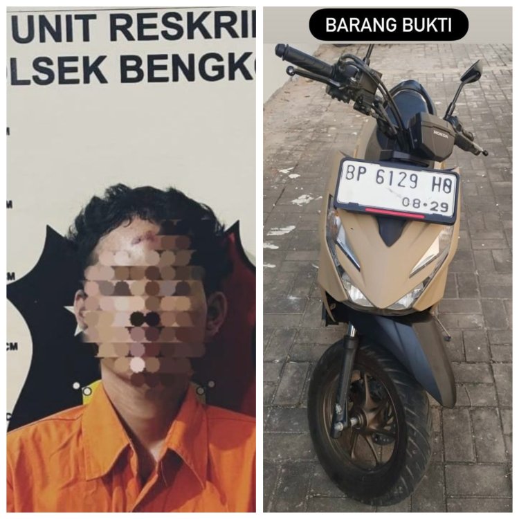 Maling Motor Bersenjata Pisau di Bengkong Ditangkap, Rekannya Diburu Polisi