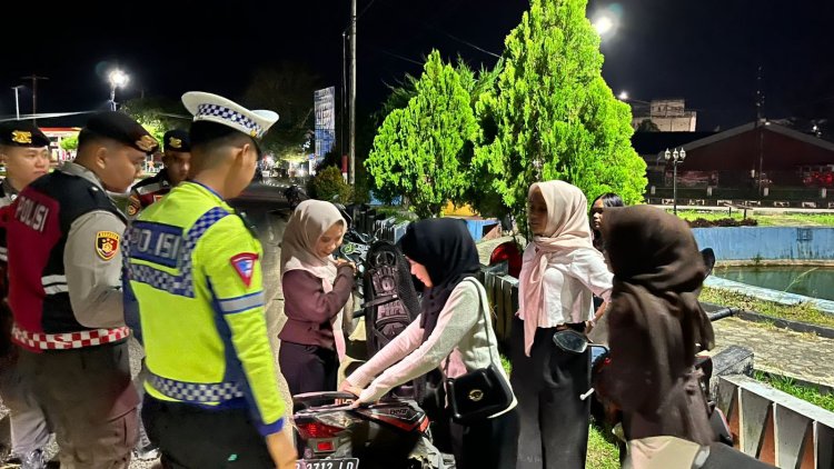 Ciptakan Situasi Aman dan Kondusif, Polres Lingga Intensifkan Patroli KRYD Malam Hari