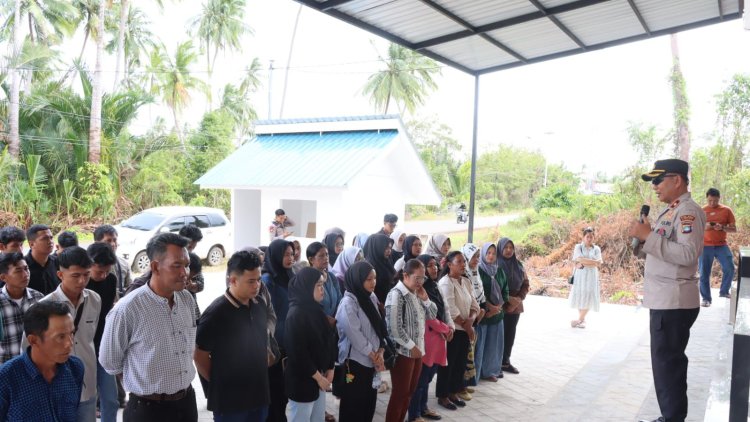 Wakapolres Lingga Tinjau Progres Pembangunan SPPG YKB Lingga Utara