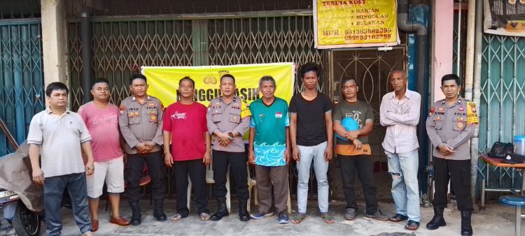Polsek Batu Ampar Gelar Minggu Kasih Kamtibmas Bersama Warga Nagoya Square Sei Jodoh