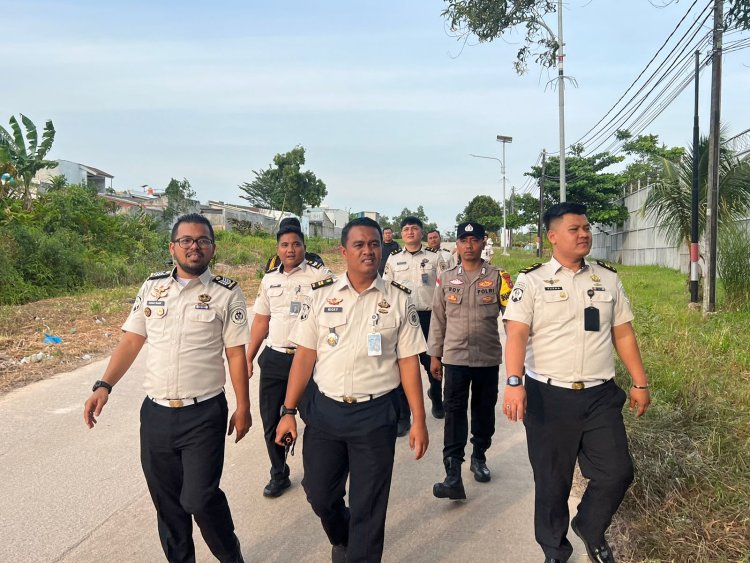 Deteksi Dini Gangguan Kamtib, Ka. KPR Rutan Kelas IIA Batam Ajak Jajaran Laksanakan Kontrol Brandgang